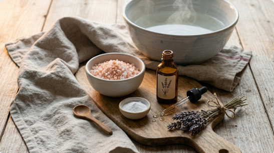 Remedio № 10 — El Baño de Pies con Sales y Lavanda